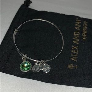 Alex and Ani Peridot bracelet